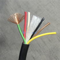 Imported Japanese big electric 6-core 1 25 square soft power line flexible cable drag chain line oil resistance