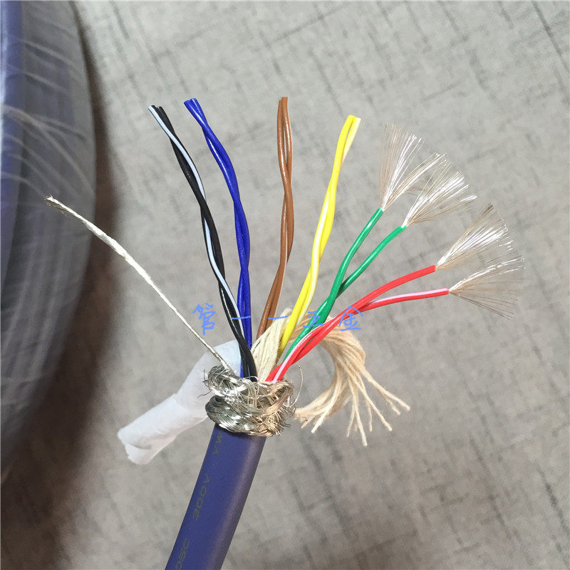 Japan MISUMI 12 core 0.2 square twisted-pair shielded wire folding resistance