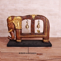 Bells Southeast Asia features retro crafts ornaments animal decorations living room home accessories wooden desktop