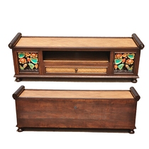 Thai craft porch cabinet living room partition cabinet Southeast Asia solid wood decorative cabinet furniture residential entrance hall Hall Cabinet