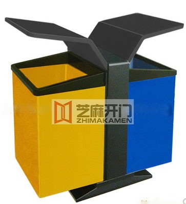 Outdoor trash can litter bin Fruit leather case park Fruit shell Case Classification containing barrel cleaning barrel sanitation barrel Custom