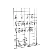 墙上网格置物架网格挂架铁网袜子架子铁艺展示架小饰品墙面挂墙架