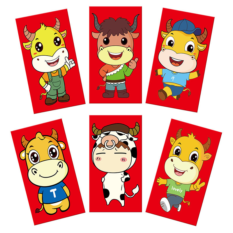 Cartoon Birthday Red Baby Creative Children's Personality Surprise Red Envelope