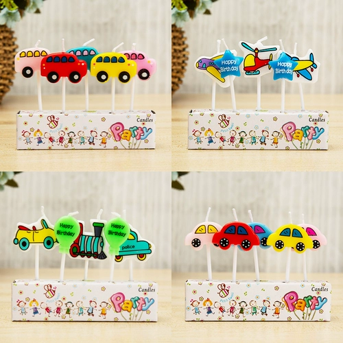 Мультяшная детская свеча для мальчиков