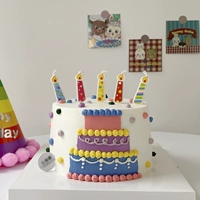 Цветочная восковая свеча