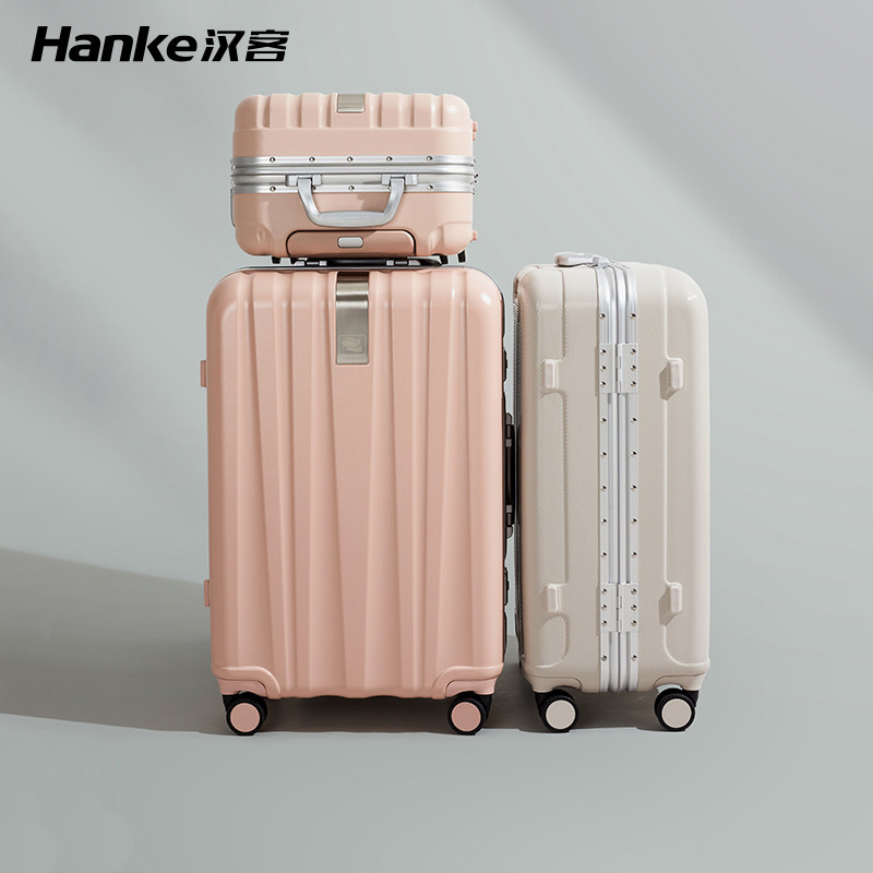 Hanker Aluminum Frame Lalever Box Female Universal Wheels 22 Suitcase 26 Large Capacity Case 20 Small Suitcase Man 24 inch