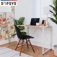 Sofsys Computers Desk Desk Table -Стиль табличная домохозяйство Простая офисная платформа Студенты могут сложить маленький стол, чтобы узнать стол