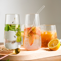 ins Wind Net Red household glass female transparent water cup milk cup milk tea cup milk tea cup mousse coffee cup cold drink cup