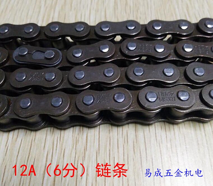 Short pitch industrial drive chain joint 12A 6 minutes RS60 pitch 19:05 Roller diameter 11:91