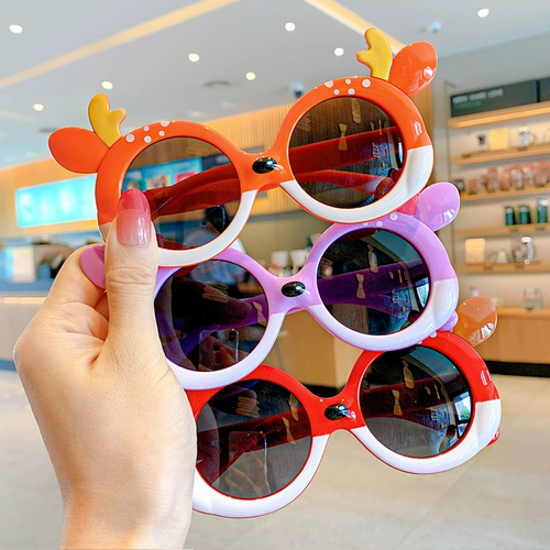 Детские милые солнцезащитные очки для мальчиков на солнечной энергии