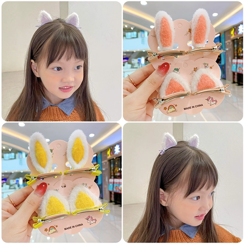 Детский милый аксессуар для волос, милая челка, заколка для волос, детские шпильки для волос, популярно в интернете