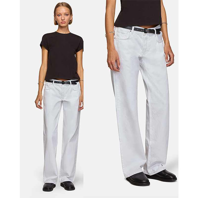 Recommended Style: Low-Rise Straight-Leg White Classic Jeans. I Chose One of These from a Selection of 10 Jeans Recommended Style: Low-Rise Straight-Leg White Classic Jeans. I Chose One of These from a Selection of 10 Jeans