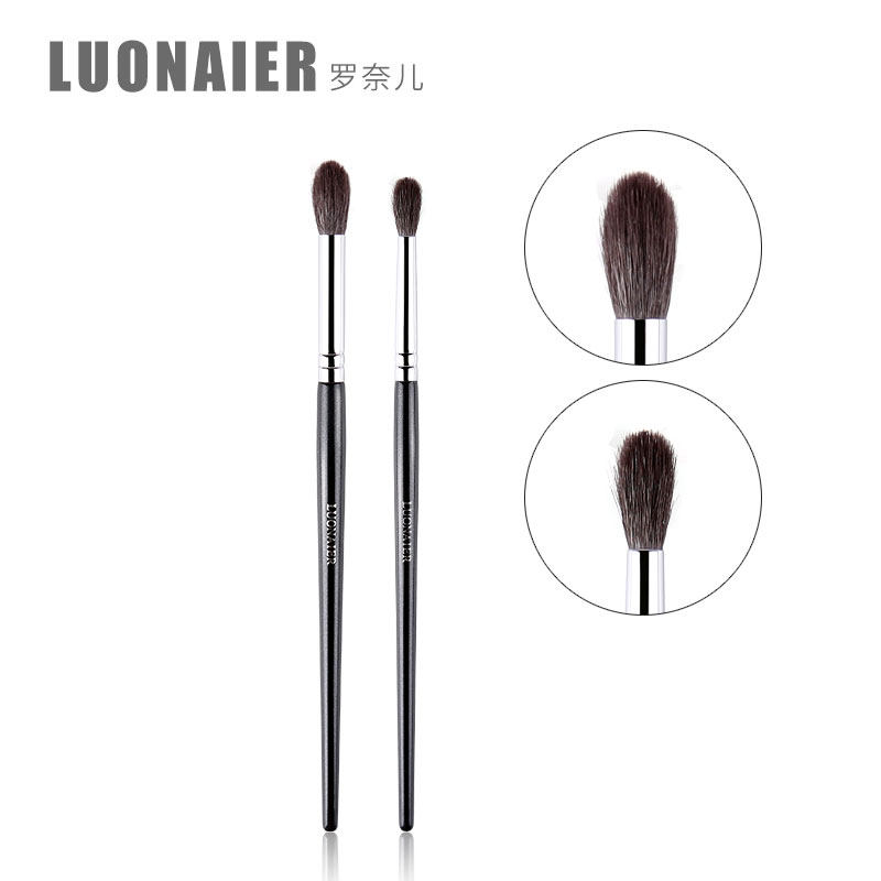 Ronel night series wool nose shadow brush Nose highlight brush Eye shadow brush Smudge brush Flame brush Animal hair makeup brush