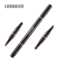 Ronel portable multifunctional combination with cover makeup brush eyebrow brush eye shadow brush concealer brush lip brush eyeliner brush
