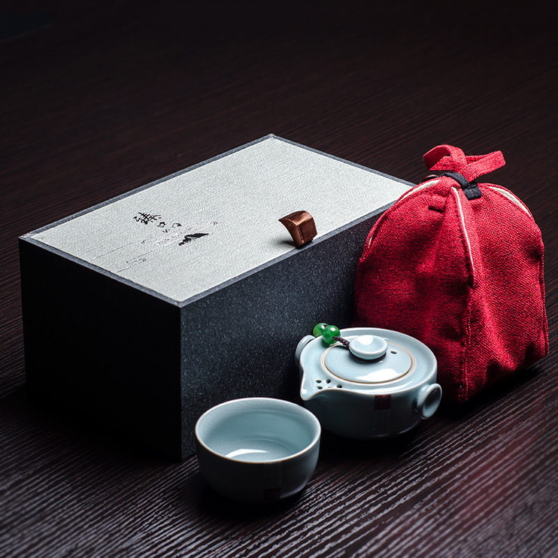Your up crack of a pot of tea cup of portable travel cup tea sets, small household personal single contracted