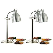 Single head straight food heat preservation lamp buffet food insulation lamp double head heating lamp pizza barbecue display lamp