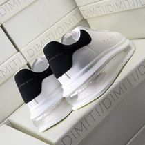 Fan McQueen Xiao White Shoes Honey Mat 2023 Spring and Autumn New thick sole pastry shoes and Han tide leather