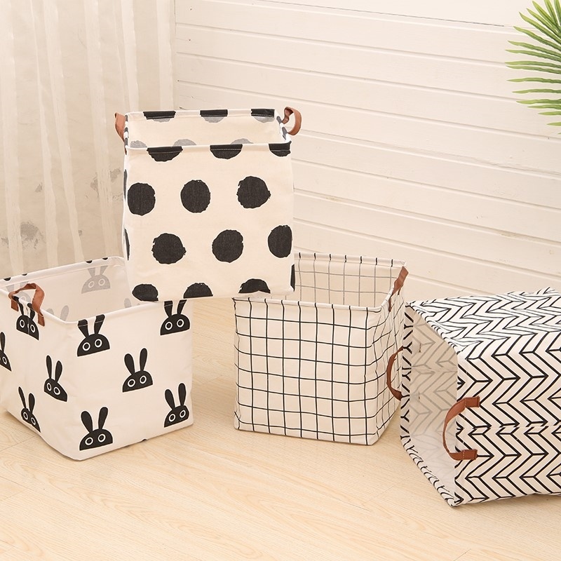 Containing containing basket Basket Makeup room to put dirty underwear Dirty Laundry Basket Day Style Dirty Laundry Barrel Cute