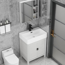 Bathroom cabinet small-sized bathroom washbasin sink sink sink cabinet combination floor-standing washbasin modern simple width 42