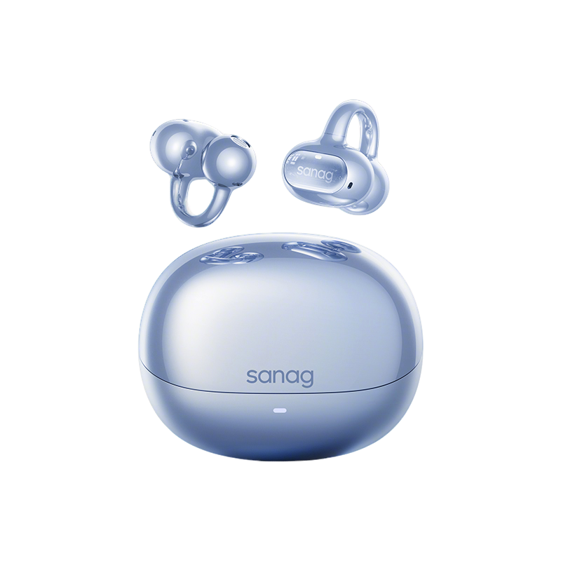 SANAG塞那S8S AI耳夹式蓝牙耳机通话降噪支援AI翻译