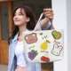 Fruit Rabbit (холщовая сумочка с двусторонним узором на молнии)