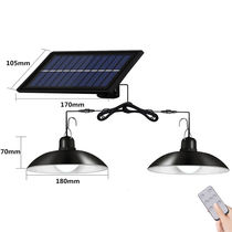 New Solar Outdoor Floodlights Patio Patio Home indoor Outdoor Entrance Hanging Street Lights Super Bright One Drag Two Chandelia