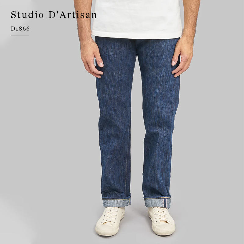 Studio D'Artisan D1866 Nissan Piggy 15 oz Aibo Zhenglan Classic Straight Jeans Studio D'Artisan D1866 Nissan Piggy 15 oz Aibo Zhenglan Classic Straight Jeans