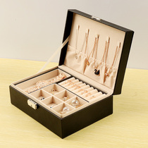 Storage box desktop ins multifunctional earrings necklace drawer storage box student dormitory makeup box