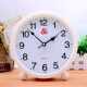 Shanghai Table Clock for Living Room and Bedroom, Home-Use Desktop Silent Clock, Creative Digital Fashion Large-Character Clock for the Elderly