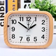 Polaris Alarm Clock with Large Font, Silent Bedside Clock, Large Font Clock for the Elderly, Alarm Clock with Night Light, Snooze Function, Bedroom Desk Clock