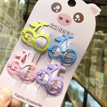 Color childrens bb clip Mini baby hair card cute hair accessories 4 a board 2 yuan store supply