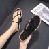 Sandwich toe quai dép La Mã và dép nữ thời trang hè 2019 mang dép đế bằng cho học sinh đi giày đế ngoài trời - Dép Dép