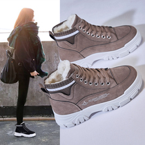 Cotton shoes in 2021 new winter plus thicker shoes for Martin boots and autumn snow boots for women
