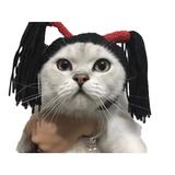 Парик маленькая косяка для головного отверстия декоративная собака плюшевые мишки мишки прекрасная стиля забавная смешная шляпа кошка