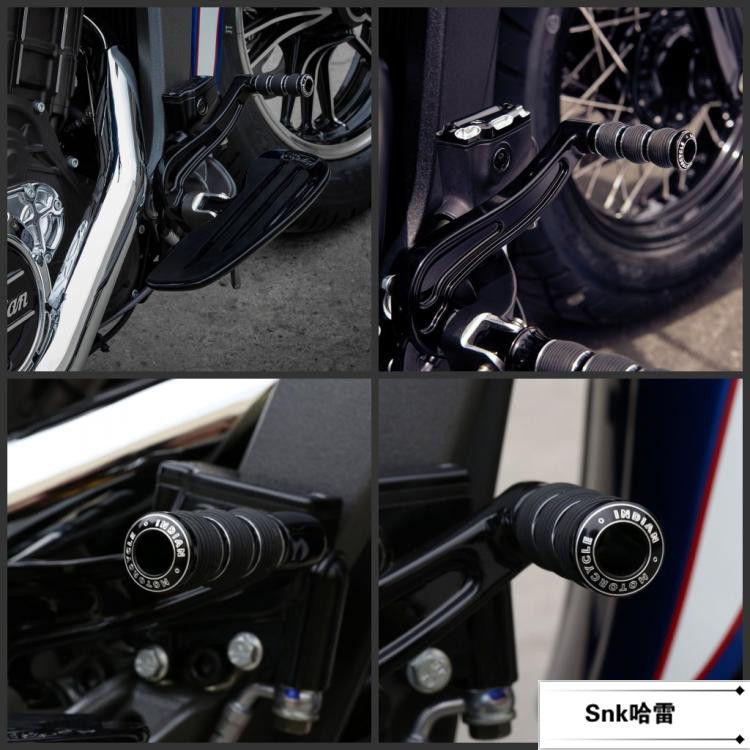 Indian original scout scout scout scout with chrome-plated stopper Bobber modified black brake gear