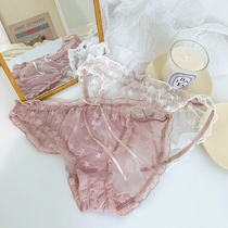 Stars sand lace panties
