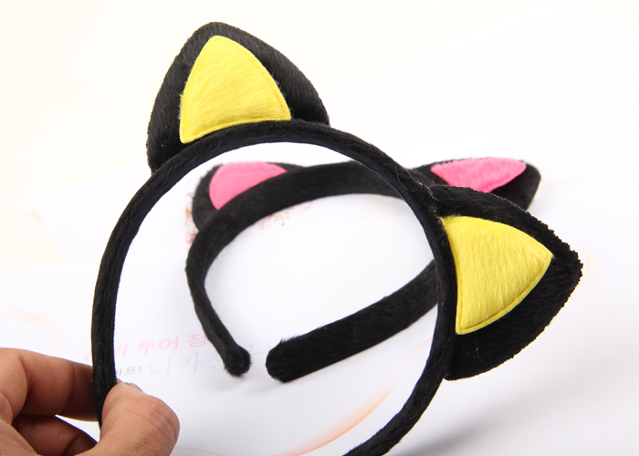 Nhật bản và Hàn Quốc phụ kiện tóc mới phim hoạt hình mèo tai headband Hàn Quốc phiên bản của siêu dễ thương dễ thương headband dành cho người lớn kẹp tóc kiểu tóc