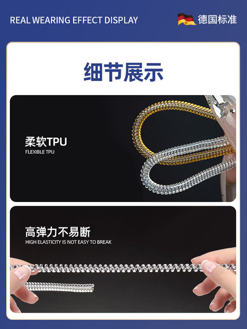 Anti-wear and anti-slip glasses
