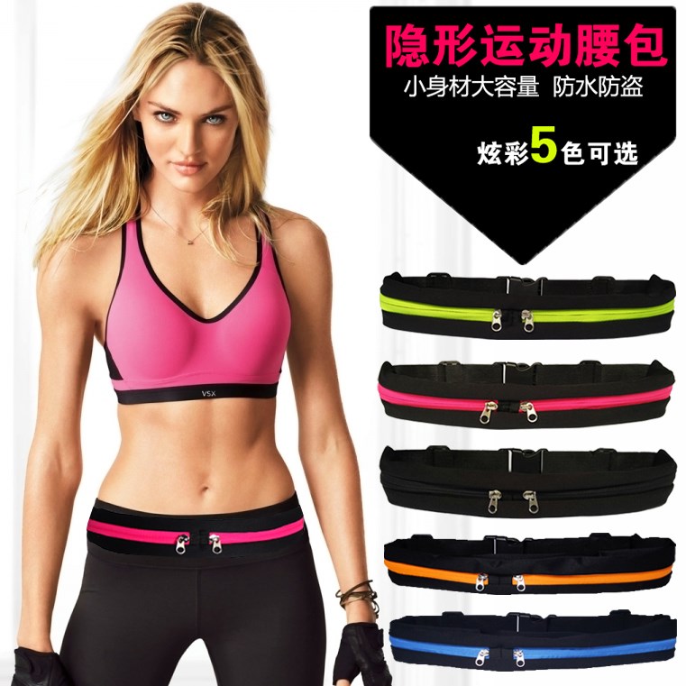 Marathon dây thắt lưng chạy thiết bị mens và womens nhỏ chống thấm vô hình đàn hồi siêu cận cảnh siêu nhẹ.