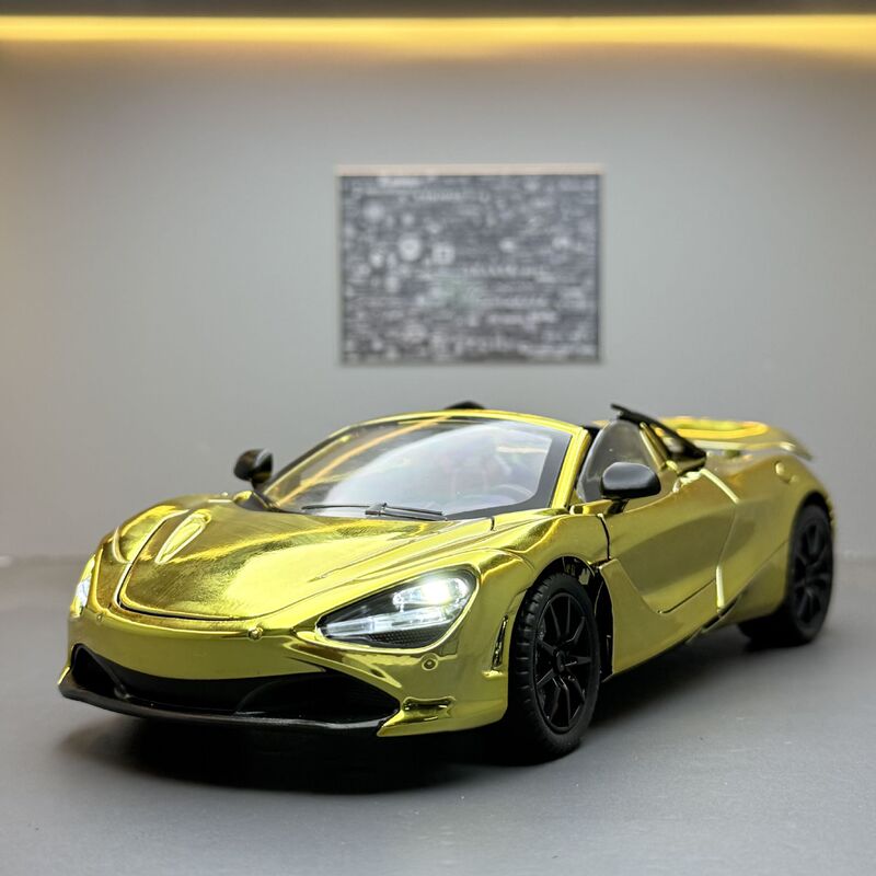 1:24 Mclaren 720S Car Model Realistic Alloy Convertible Sports Car Racing Car Children's Toy Car Boy's Gift Decoration Piece 1:24 Mclaren 720S Car Model Realistic Alloy Convertible Sports Car Racing Car Children's Toy Car Boy's Gift Decoration Piece