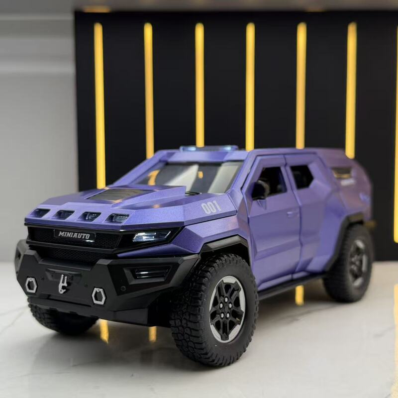 1:24 Rayzvani Avengers Alloy Off-Road Car Model Ornament Boy Gift Children's Toy Car Model