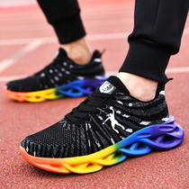 Non-slip Mens Shoes Volleyball Shoes Table Tennis Shoes Badminton Shoes Athletics Running Sneakers Tug-ho Competitions Training Sneakers