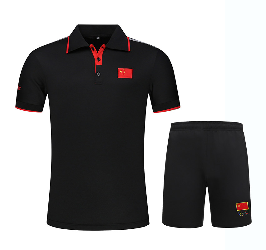 Summer table tennis badminton Games Referee Wear short sleeve T-shirt for taekwondo Athlete Gui Custom