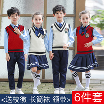 Childrens school uniform New Years Day Performing Clothing Collective Choir School School Collection Poetry Recitation Games suit