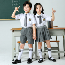 Childrens Choir Show Park Dress School Student Strap Pants Kindergarten Class Boys and Girls Choir Performance