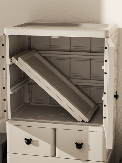 加厚儿童专用衣柜简易宝宝小衣橱婴儿家用卧室衣服储物柜收纳柜子