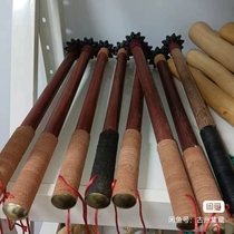 Red Flowers Pear Wood Breaking Nail Hammer Bone Duo Hammer Flow Starhammer Cold Weapon Hammer Hammer Ram with high-quality shaft bearing steel carburizing treatment