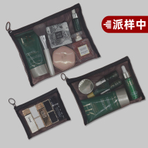  Cosmetic bag female high-end net red portable large-capacity mini small portable 2021 new mesh lipstick storage