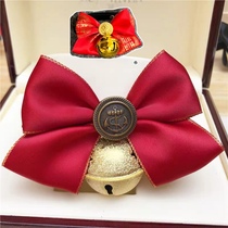 Dog bell collar pet bow tie tie bow necklace cat dog dog wedding bow tie