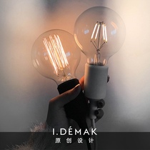 idemak original nordic decorative bulb e27 screw atmosphere bedroom porch wall lamp